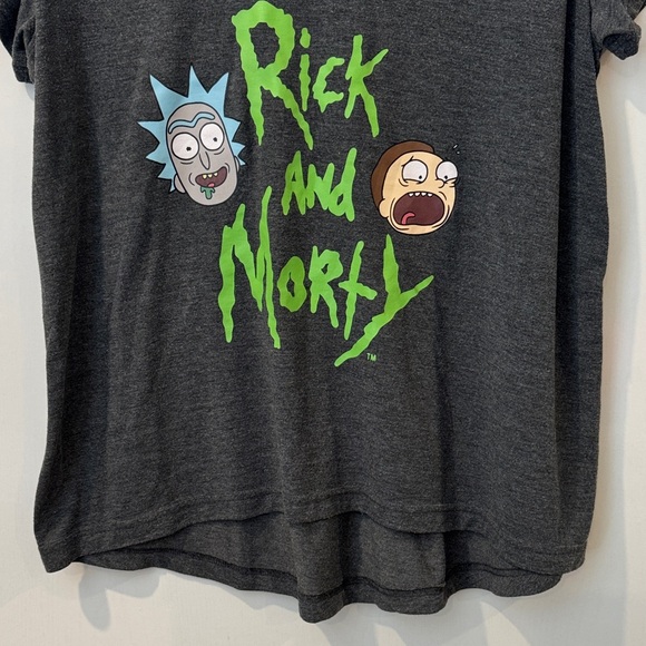 Rick and Morty dark gray shirt - Picture 7 of 11